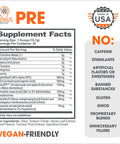Genius Pre Workout Powder, Sour Apple - All- Nootropic Pre-Workout & -Free Nitric Oxide Booster Supplement with Beta Alanine & Alpha GPC - No Flavors, Sweeteners, or Dyes