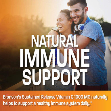 Bronson Vitamin C 1000 mg Sustained Release Premium Non-GMO Ascorbic , 250 Tablets