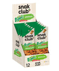 Snak Club Tajin Peanuts, Roasted Nuts with Chili and Lime Seasoning, Mild, Gluten-Free and Kosher Snacks, No Artificial Colors or Flavors, No Preservatives, 12 oz Resealable Bag