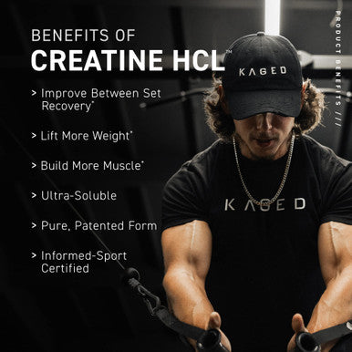 Kaged Muscle Creatine HCl Lemonlime Powder - 75 Servings