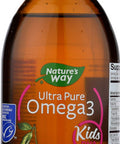 Natures Way Ultra Pure Omega-3 Kids DHA Liquid Fish Oil Supplement, Juicy Cherry Flavor, 8 Fl Oz