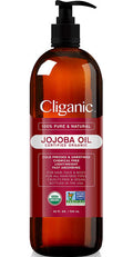 Cliganic USDA Organic Jojoba Oil Bulk 32oz, 100% Pure