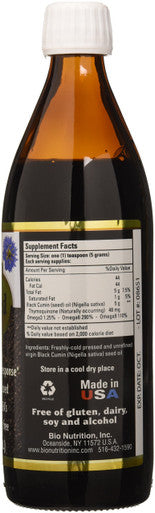 Bio Nutrition Inc. Black Seed Oil, 0.02 Pound
