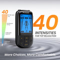 Avcoo 3-In-1 Tens Unit Muscle Stimulator With 30 Modes 40 Intensities Tens Machine For Gradual Back Pain Relief Therapy Rechargeable Ems Unit Massager With 12 Tens Electrode Pads A Storage Bag