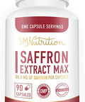 Saffron Supplement 88.5mg (90 Capsules) 100% Saffron Extract Appetite Suppressant for Men & Women*; Weight Loss, Appetite Control, Hunger Suppression & Vision Health*