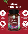 Natures Craft Bundle of Liver Support Supplement with NAC for Liver Cleanse and Vegan Uric Acid Cleanse and Detox for Men and Women's Joints Kidneys and More