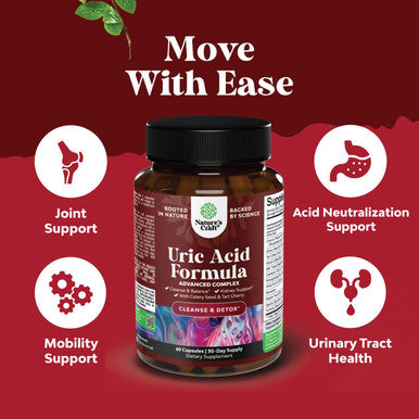 Natures Craft Bundle of Liver Support Supplement with NAC for Liver Cleanse and Vegan Uric Acid Cleanse and Detox for Men and Women's Joints Kidneys and More
