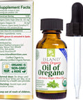 Island Nutrition , Oil Of Oregano Organic Liquid Drops (1 Fl Oz) - 100% Organic Olive Oil & Organic Oregano Oil, Grown In Spain (Aceite De Oregano)
