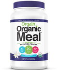 Orgain Organic Plant Based Meal Replacement Powder Vanilla Bean Organic Plant Based Protein Superfoods Powder Vanilla Bean Vegan Non Dairy Lactose No Sugar Added Gluten