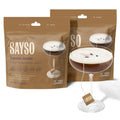 SAYSO Variety Pack | Skinny Mix: Spicy Margarita, Cardamom Paloma, Hibiscus Cosmopolitan & Honey Rosemary Moscow Mule - Craft Cocktail & Mocktail Mixers (Low-Calorie & Low Sugar), 8-Pack Assorted