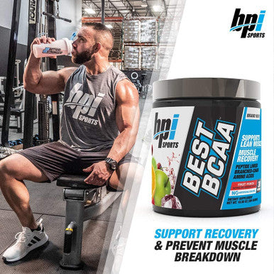 BPI Sports Best BCAA - Building Blocks of Protein and Muscle - Post-Workout Recovery - Weight Loss Support - Fruit Punch, 30 Servings, 300 grams