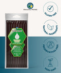 Amazing Herbs Raw Natural Honey - Herbal Honey Infused With Ecea, Elderberry, Garlic, Eucalyptus Extracts & Pure Black Seed Oil, Non Gmo, Gluten Free - Honeyzest Immune Boost Straws, 12 Count