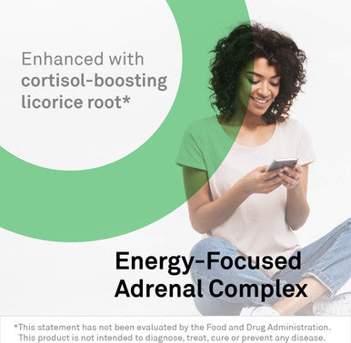 Neuroscience Cortisol Manager & Adrenal Support Supplements For Daily Energy - Adrecor With Licorice Root - L Tyrosine & More To Combat Fatigue & Promote A Healthy Stress Response (90 Capsules)