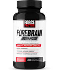 Force Factor Forebrain Advanced Brain Booster, Brain Supplement for Memory Support, Concentration, Focus, Thinking, and Mental Energy, Made with Powerful Ingredients That Work Fast, 60 Capsules