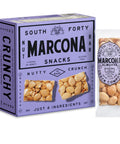 South 40 Snacks Crunchy Nut Bars, Mix of 4 Premium Variety Pack, Touch of Honey, Natural Protein (40g Bar, Pack of 12)