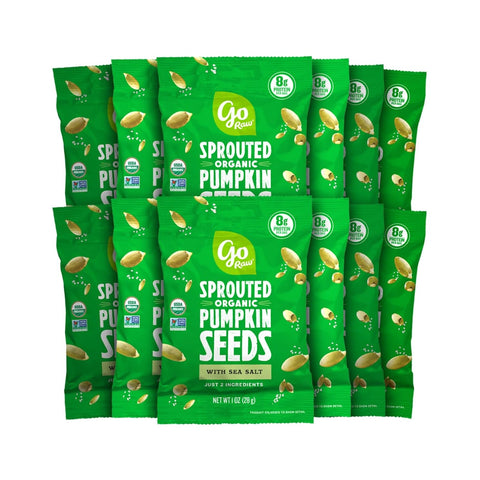 Go Raw Organic Sprouted Mixed Sunflower & Pumpkin Seeds - Sea Salted Snack