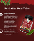 Natures Craft Vein Support Supplements Leg and Veins - Full Body Circulation Supplement for Spider & Varicose Veins and Improved Flow with Horse Chestnut Extract & Flavonoids - Vegan Non-GMO Mini Caps (1 Month)