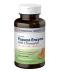 American Health Papaya Enzyme With Chlorophyll 250 Chewable Tablets