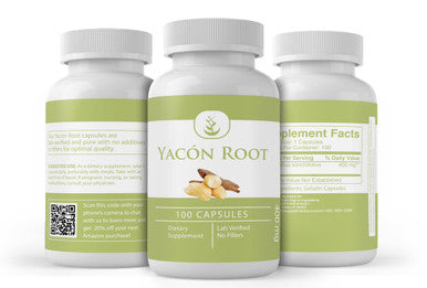 PURE ORIGINAL INGREDIENTS Yacon Root, (100 Capsules) Always Pure, No Additives Or Fillers, Lab Verified