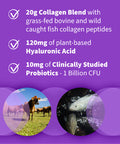 Garden of Life Collagen Beets Bundle: Multi-Sourced Collagen Hyaluronic Acid Unflavored 12 Servings + Organic Beets Detox Cranberry Pomegranate 30 Servings + Collagen Peptides Powder 14 Servings