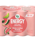 V8 Energy Strawberry Banana Juice Energy Drink, 8 fl oz Can (24 Pack)