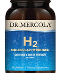 Dr. Mercola H2 Molecular Hydrogen, 90 Servings (90 Tablets), Dietary Supplement, Supports Brain Health And Cognitive Function, Non Gmo