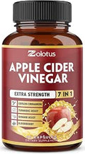 Zolotus 7 in 1 Apple Cider Vinegar Capsules, 3 Month Supply with Ceylon Cinnamon, Ginger Root, Turmeric, Elderberry for Supports Digestion, Immune, 90 Capsules