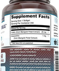 Amazing Nutrition Formulas Lutein 20 mg with Zeaxanthin 800 mcg | Softgels Supplement | Non-GMO | Gluten | Made in USA (240 Count)