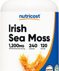 Nutricost Irish Sea Moss Extract Capsules 1,200mg per Serving 240 Capsules
