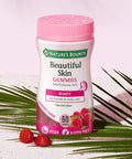 Nature's Bounty Beautiful Skin Gummies - Pack Of 60 Gummies 30 Day Supply - Including Zinc Vitamins C & E Biotin & Hyaluronic Acid - Support Your Beauty Routine - Vegan