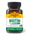 Country Life Biotin High Potency 5Mg 120 Count