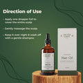 Sacred Grove Nourishing Hair Oil With Blackseed & Coffee Bean Oil | Non-Sticky Herbal Hair Oil For Dry Itchy Scalp | Suited For Men, Women & Children | 100 Ml