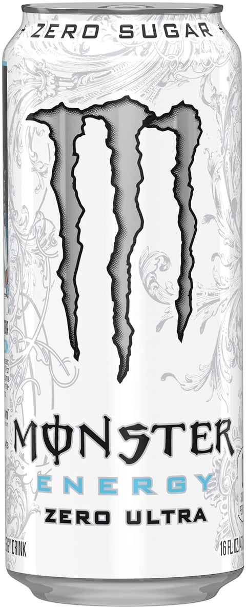 Monster Energy Ultra Strawberry Dreams, Sugar Free Energy Drink, 16 Ounce | Pack of 15