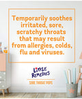Little Remedies Sore Throat Pops Made With Real Honey 10 Count 3 Pack