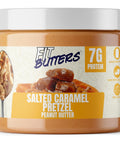 Fit Butters Birthday Cake Cashew Almond Butter Spread - Added Protein and Coconut Oil, Low Carb, Low Sugar, Gluten Free, Complete Protein Dessert Flavored Nut Butter