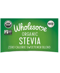 Wholesome Sweeteners Organic Stevia 75 Count Packets Zero Calorie Sweetener Blend Keto Friendly Non GMO Gluten & Vegan 1 Pack