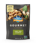Blue Diamond Almonds, Gourmet Specialty Garlic, Herb, and Olive Oil Flavored Classic Snack Nuts Perfect for Charcuterie, Holidays, Gatherings, or Savory Snack, 5 oz.