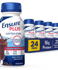 Ensure Plus Nutrition Shake 24 Count With 16 Grams Of Protein Meal Replacement Shakes 8 Fl Oz & Plus Nutrition Shake With Fiber 16 Grams Of Protein Meal Replacement Liquid