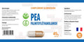 Hepatica Palmitoylethanolamide Pea 400Mg 90 Vegan Capsules, Certificate Of Analysis By Agrolab Germany, High Strength Supplement, Gluten And Gmo ,90 Count (Pack Of 1)