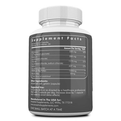 Ancestral Minerals & Electrolytes Supports Optimal Hydration, Athletic Performance, Digestion, and Remineralization (30 Day Supply)