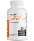 Bronson Natural Vitamin E Complex 400 I.U. Supplement (D-Alpha Tocopherol Plus D-Beta, D-Gamma, & D-Delta Tocopherols), Natural Antioxidant, 250 Softgels