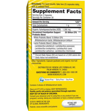 ReLife Probiotic Return to Regular 60 Veg Capsules
