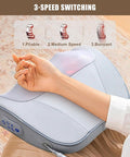 Back Massager Pillow With Heat And Deep Tissue Kneading For Body Pain Relief, Which Can Relax Waist, Shoulder And Foot, Easily Relieve Pressure At Home