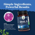 Natures Craft Pure DHEA 25mg for Women and Men - Extra Small Capsule High Absorption DHEA Supplement for Women & Men for Mood Energy and Immune Support - Men & Women's Hormone Balance Supplement (4 Month Supply)