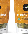 Elan Organic Pumpkin Seeds, 6.5 oz, Unsalted, Unroasted Shelled Kernels, No Shell, Non-GMO, Vegan, Gluten-Free, Kosher, Nutritious Seeds