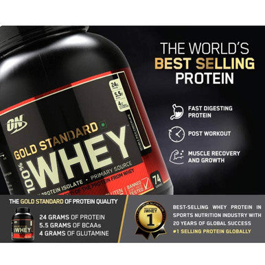 Optimum Nutrition 100% Whey Gold Choc 5Lb