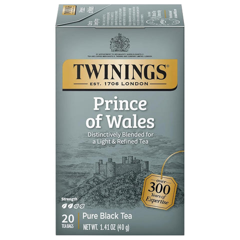 Twinings Lemon & Ginger, Caffeine-Free Herbal Tea Bags, 100 CT Box (1 Pack) | Spicy & Tangy, Ginger, Lemon Peel, Lemongrass, Blackberry Leaves, Soothe Digestion, 100 Foil Lined Individually Wrapped Bags