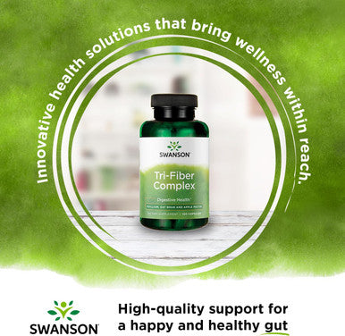 Swanson Digestive Health Essentials Bundle: Prebiotic + Probiotic Fiber and Tri-Fiber Complex