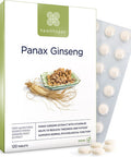Healthspan Panax Ginseng 1,500mg | 120 Tablets | Vitamin B3 | Natural Ginsenosides | Vegan