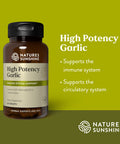 Nature'S Sunshine High Potency Garlic, 60 Tablets | Supports The Immune System And Contains A Unique Coating To Help Control The